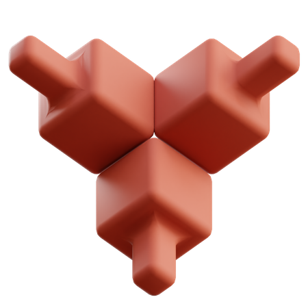 Abstrakte Form  3D Icon