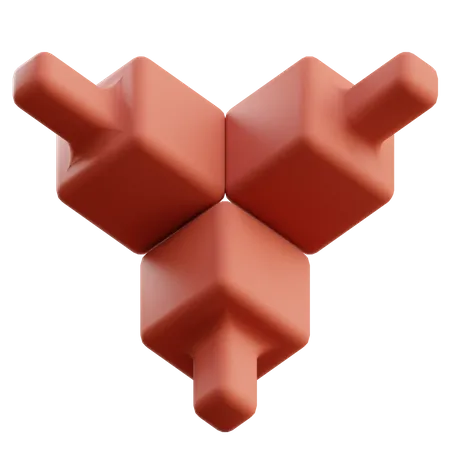 Abstrakte Form  3D Icon