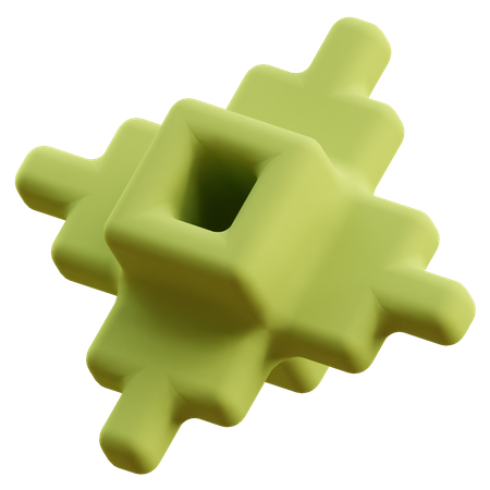 Abstrakte Form  3D Icon