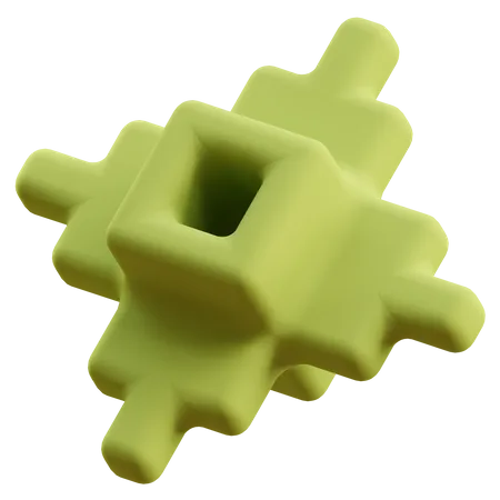 Abstrakte Form  3D Icon