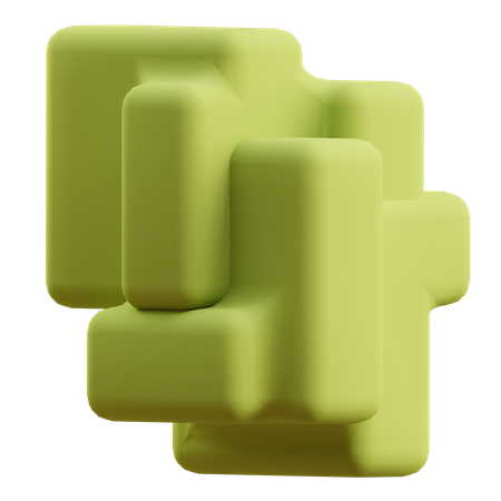 Abstrakte Form  3D Icon