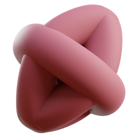 Abstrakte Form  3D Icon