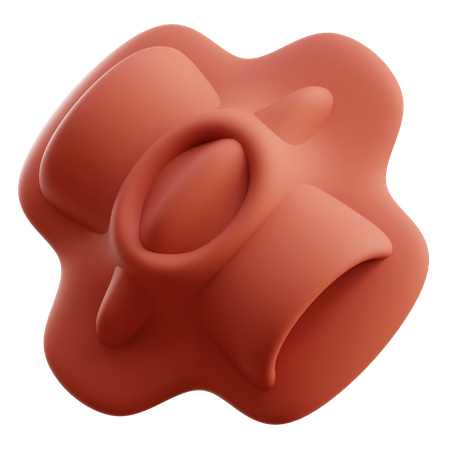 Abstrakte Form  3D Icon