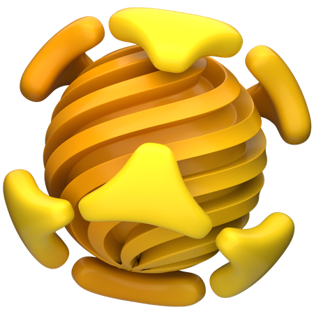 Abstrakte Formen  3D Icon