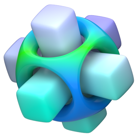 Abstrakte Formen  3D Icon