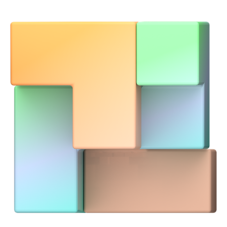 Abstrakte Formen  3D Icon