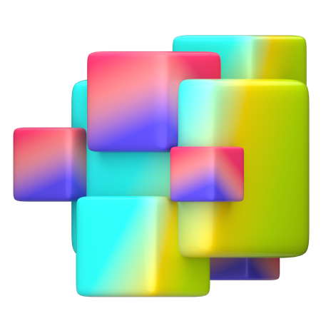 Abstrakte Formen  3D Icon