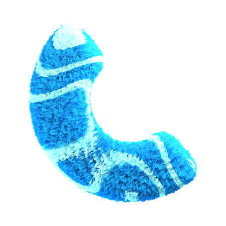 Abstrakte geschwungene Form  3D Icon