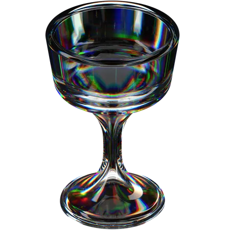 Abstrakte Glasform  3D Icon