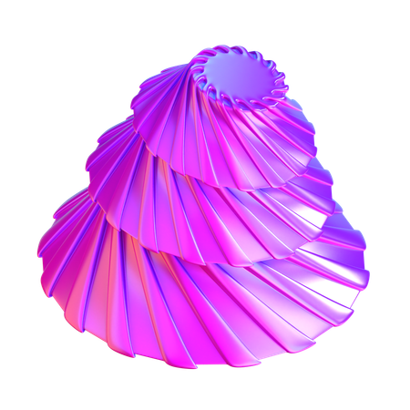 Abstrakte Kegelform  3D Icon