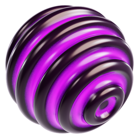 Abstrakte kosmische Sphäre  3D Icon