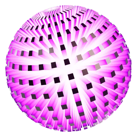 Abstrakte kosmische Sphäre  3D Icon