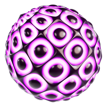 Abstrakte kosmische Sphäre  3D Icon