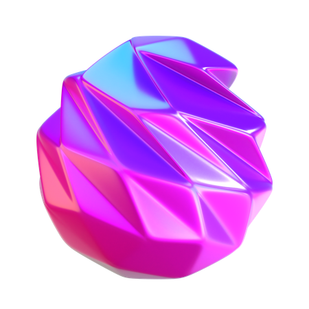 Abstrakte Kugelform  3D Icon