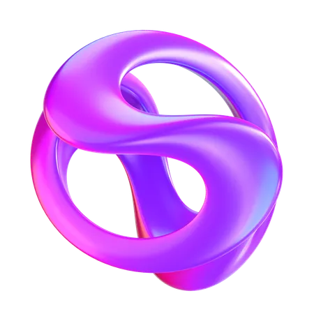 Abstrakte Kugelform  3D Icon