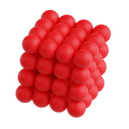 Abstrakte Stapel Ball  3D Icon