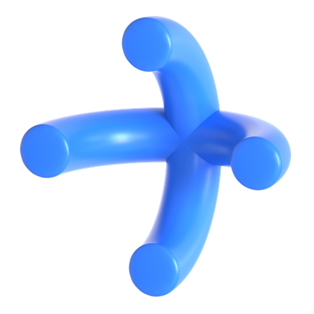 Abstrakte Torusform  3D Icon