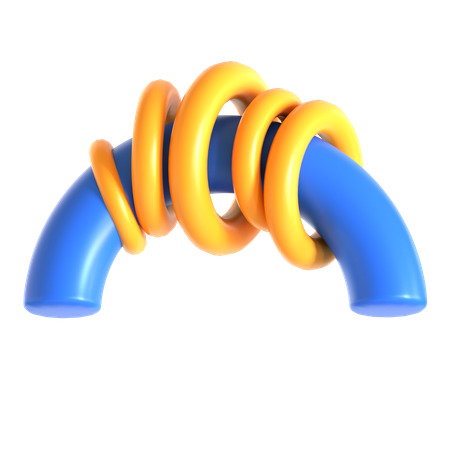 Abstrakte Torusform  3D Icon