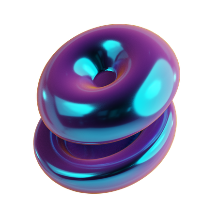 Abstrakter Kreis  3D Icon