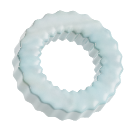Abstrakter Kreis  3D Icon
