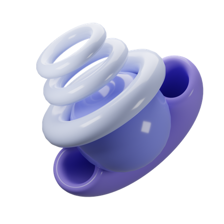 Abstrakter Kreis  3D Icon