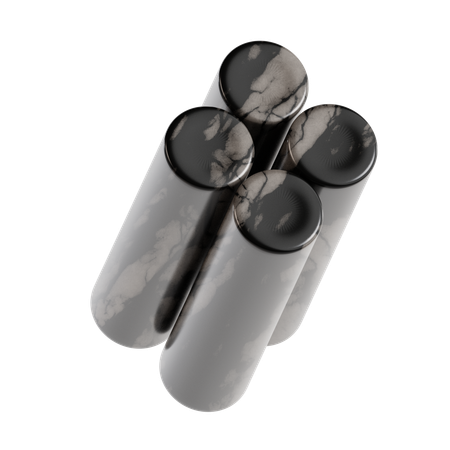 Abstrakter Pol  3D Icon