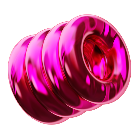 Abstrakter Ring  3D Icon