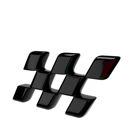 Abstraktes Design  3D Icon