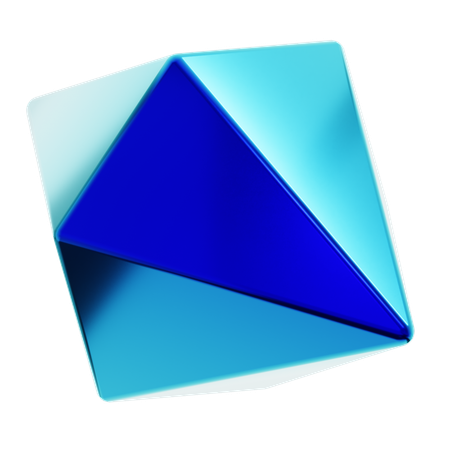 Diamante abstrato  3D Icon