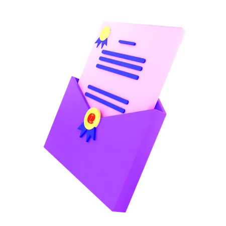 Abzeichen-Mail  3D Icon