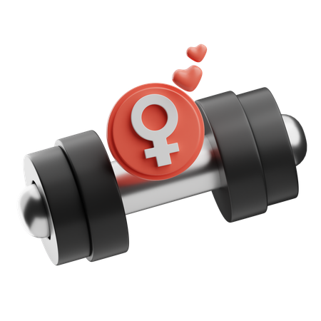 Academia feminina  3D Icon