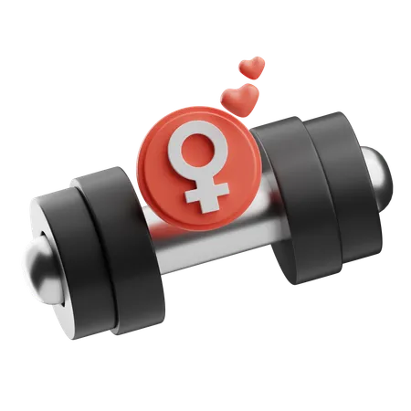 Academia feminina  3D Icon