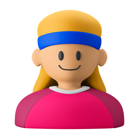 Academia feminina  3D Icon