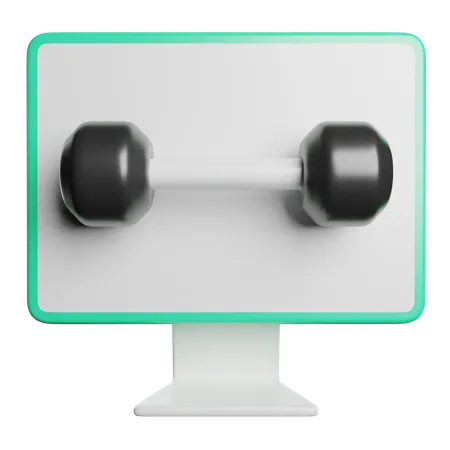 Academia on-line  3D Icon