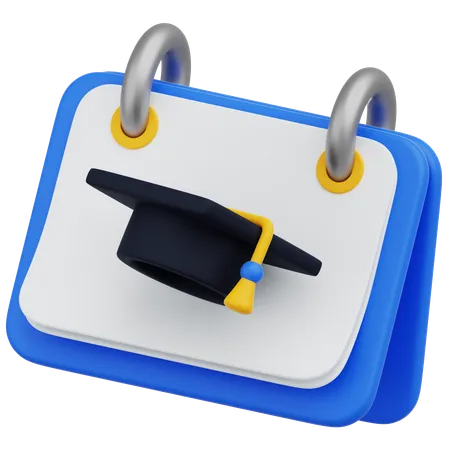 Academic Calendar Icon Perfect For UI UX And Any Design Projects 3D Icon