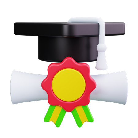 Academic Degree  3D Icon