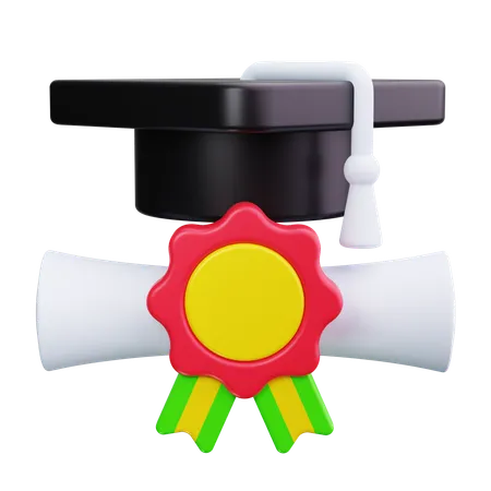 Academic Degree  3D Icon