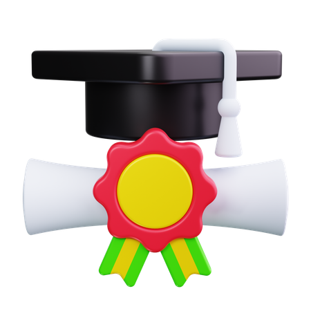 Academic Degree  3D Icon