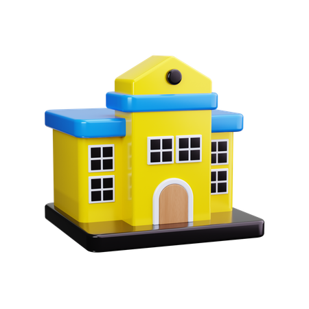Academy building  3D Icon