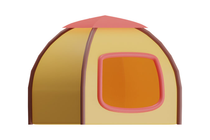 Acampamento  3D Icon