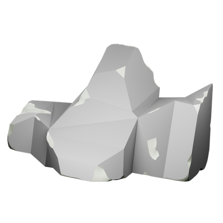 Roca del acantilado  3D Icon