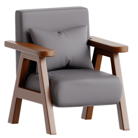 Accent chair  3D Icon