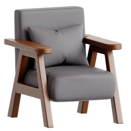 Accent chair  3D Icon
