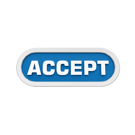 Accept  3D Icon