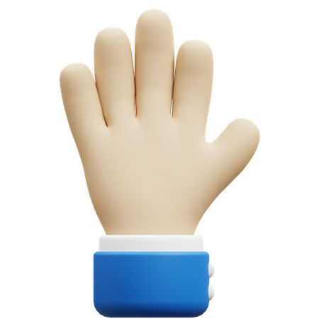 Accept hand gesture  3D Icon