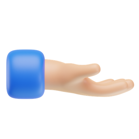 Accept Hand Gesture 3D Icon