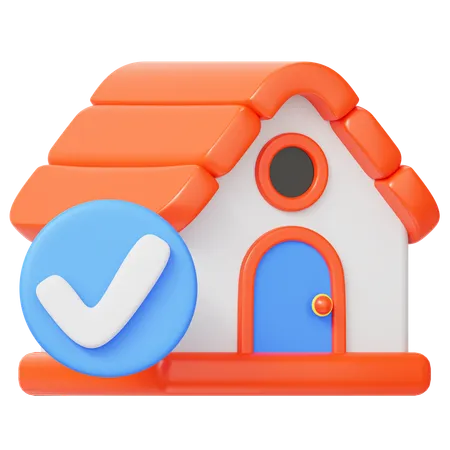 Accept House  3D Icon