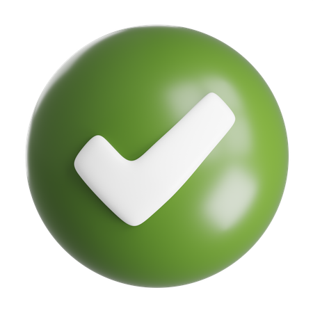 Accepted  3D Icon