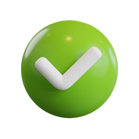 Accepted  3D Icon