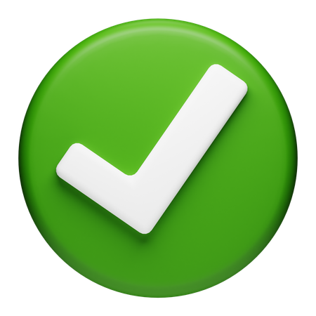 Accepted  3D Icon